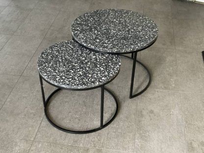 Hoskin Black Marble Coffee Table – Modern Day Living Within Black Coffee Tables (View 3 of 15)