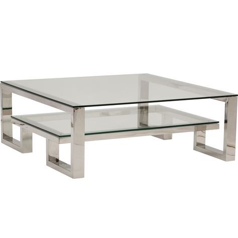 Imperial Cocktail Table | Stainless Steel Coffee Table With Stainless Steel Cocktail Tables (View 3 of 15)