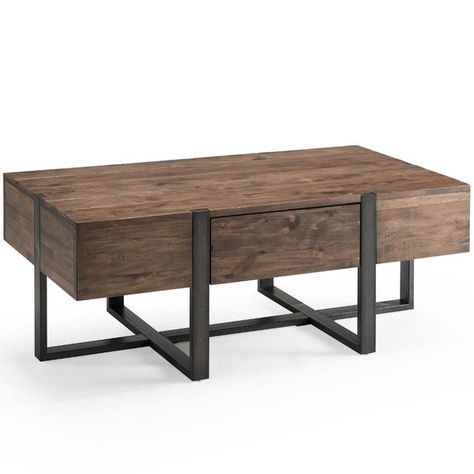 Industrially Simple Table Design Showcases Reclaimed Wood Pertaining To Rustic Bronze Patina Coffee Tables (View 13 of 15)