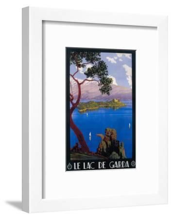 Italy – Lake Garda Travel Promotional Poster Art Print For Italy Framed Art Prints (View 14 of 15)