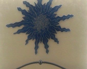 Items Similar To Rustic Wreath Wooden Sun Flower/Wall Art Pertaining To Sun Wood Wall Art (View 8 of 15)