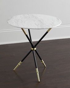 Jonathan Adler Rider Tripod Table | Tripod Table, Marble With Regard To Coffee Tables With Tripod Legs (View 14 of 15)