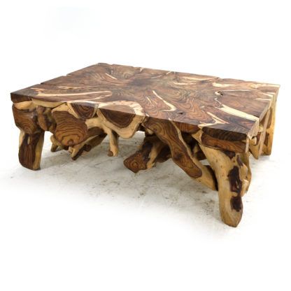 Js 162 Organic Chamcha Wood Coffee Table – Home Source In Espresso Wood Storage Coffee Tables (View 8 of 15)