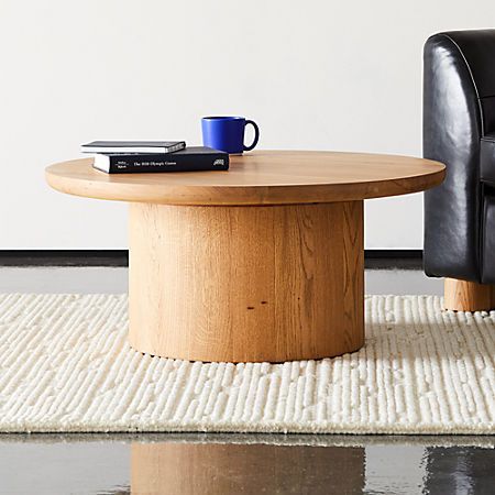Justice Oak Coffee Table + Reviews | Cb2 In 2020 | Oak Pertaining To Swan Black Coffee Tables (View 7 of 15)