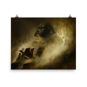 Karl Wilhelm Diefenbach – The Great Sphinx Of Giza | Giza Pertaining To Spinx Wall Art (View 5 of 15)