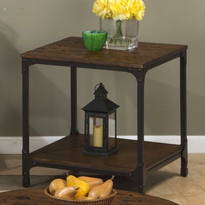 Laurel Foundry Modern Farmhouse Carolyn End Table With Throughout Modern Farmhouse Coffee Tables (View 9 of 15)