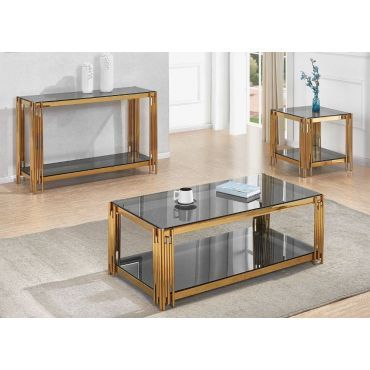 Leven Gold Finish Coffee Table | Coffee Table, Chic Coffee For Antique Gold And Glass Coffee Tables (View 15 of 15)
