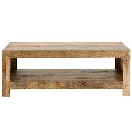 Light Goa Coffee Table In Natural Mango In Natural Mango Wood Coffee Tables (View 7 of 15)