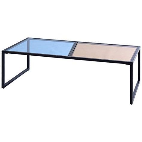 Living Room Rectangular Coffee Table With Tempered Glass Within Rectangular Glass Top Coffee Tables (View 12 of 15)
