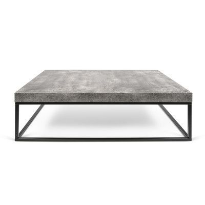 Look What I Found On Wayfair! | Coffee Table, Concrete Inside Modern Concrete Coffee Tables (View 2 of 15)