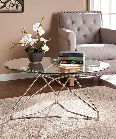 Love This Primero Round Cocktail Table On #Zulily! # With Regard To Antique Silver Metal Coffee Tables (View 5 of 15)