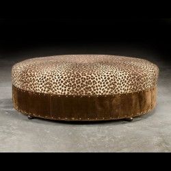 Luxury Unique Ottomans In Leather, Fabrics And Hair On Pertaining To Pecan Brown Triangular Coffee Tables (View 11 of 15)