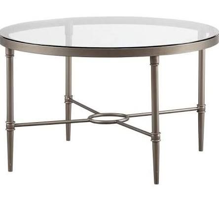 Madison Park Signature Bentley Round Coffee Table In Regarding Metallic Gold Cocktail Tables (View 3 of 15)