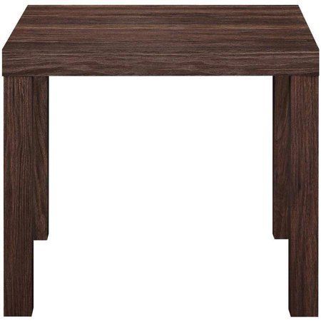 Mainstays Parsons Square End Table, Multiple Colors Image For Square Modern Accent Tables (View 15 of 15)