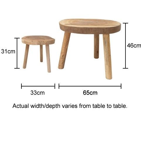 Mango Wood Coffee Table Natural – Large | Mango Wood Regarding Natural Mango Wood Coffee Tables (View 2 of 15)