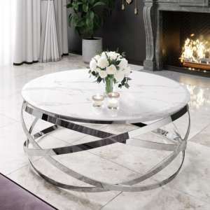 Marble Coffee Tables | Up To 50% Off | Furniture In Fashion Throughout Faux White Marble And Metal Coffee Tables (View 7 of 15)