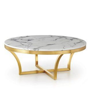 Marble Round Coffee Tables You'Ll Love | Wayfair (View 8 of 15)