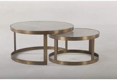 Mercer41 Miriam Coffee Table Set | Wayfair | Gold Nesting With Regard To Antique Gold Nesting Coffee Tables (View 15 of 15)
