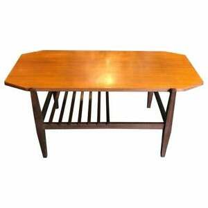 Mid Century Modern Wood Italian Octagonal Coffee Table With Octagon Coffee Tables (View 9 of 15)