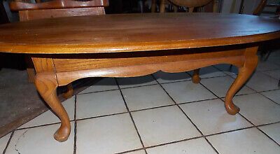 Mid Century Solid Oak Oval Coffee Tablemersman (Ct224 Inside Vintage Coal Coffee Tables (View 15 of 15)