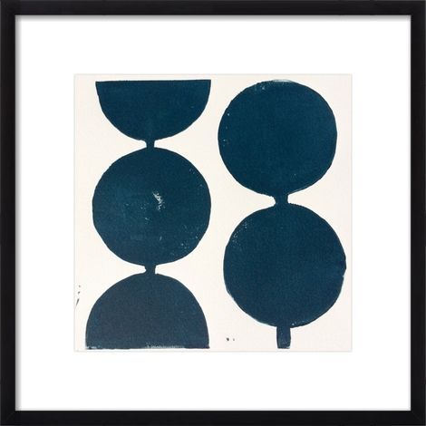 Modern Circles In Midnight Bluestacy Rajab For Inside Midnight Wall Art (View 15 of 15)