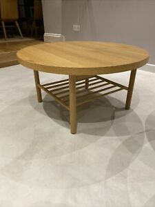 *New* Listerby Coffee Table, White Stained Oak & Brown, 90 Inside Black And Oak Brown Coffee Tables (View 2 of 15)