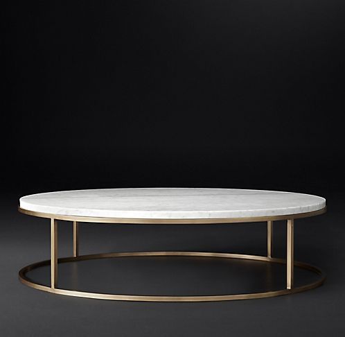 Nicholas Marble Rectangular Collection – White Marble Pertaining To White Marble And Gold Coffee Tables (View 3 of 15)