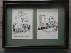 Norman Thelwell Black And White Cartoon Dog Prints Framed Within Monochrome Framed Art Prints (View 4 of 15)