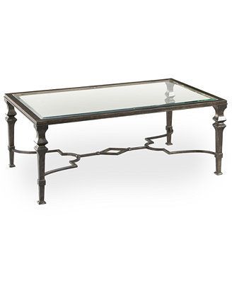 Novato Rectangular Cocktail Table – Furniture – Macy'S Inside Glass And Stainless Steel Cocktail Tables (View 11 of 15)