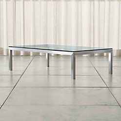 Parsons Clear Glass Top/ Elm Base 60X36 Large Rectangular Throughout Rectangular Glass Top Coffee Tables (View 10 of 15)