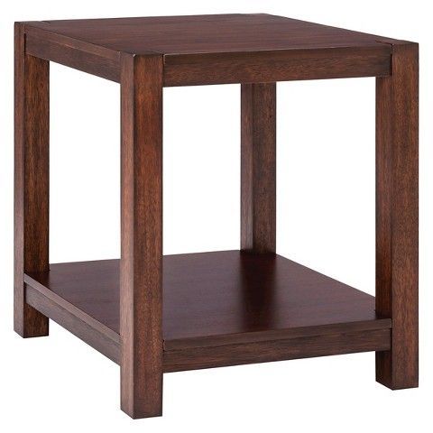 Parsons Oversized Square Table With Drawer – Threshold Inside Square Modern Accent Tables (View 2 of 15)