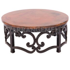 Patina Clavos Coffee Table | Rustic Western Furniture Store With Rustic Bronze Patina Coffee Tables (View 9 of 15)