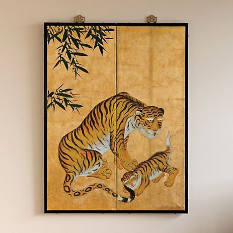 Pin On Craftsman Home With Regard To Tiger Wall Art (View 3 of 15)