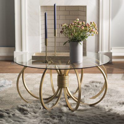 Pinkrista M On Home In 2020 | Luxury Coffee Table Intended For Antique Gold And Glass Coffee Tables (View 4 of 15)