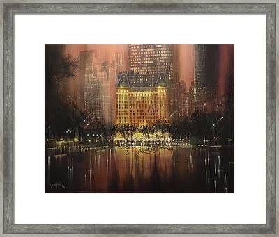 Plaza Hotel New York City Paintingtom Shropshire With Regard To New York City Framed Art Prints (View 10 of 15)