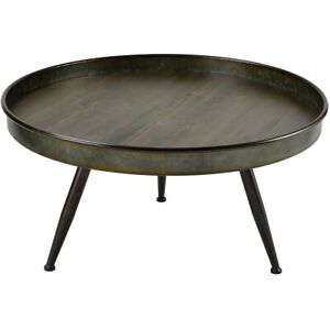Pomeroy 611735 Chamberlin 36 Inch Grey/Roast Coffee Table Regarding Gray And Black Coffee Tables (View 13 of 15)