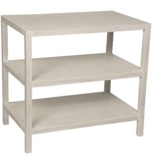 Qs 2 Shelf Side Table, White Wash | White Side Tables, Shelves For 2 Shelf Coffee Tables (View 7 of 15)