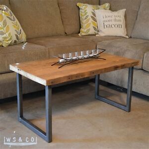Reclaimed Barn Wood Coffee Table With Metal Legs Within Barnwood Coffee Tables (View 14 of 15)