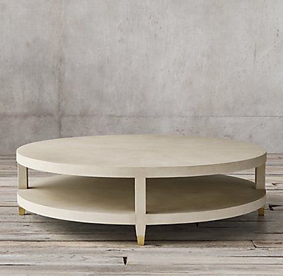 Rh'S Graydon Shagreen Round Coffee Table:our Collection Is In Round Coffee Tables (View 13 of 15)