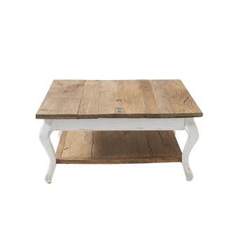 Riviera Maison Driftwood Coffee Table Salontafel – Intens Within Gray Driftwood And Metal Coffee Tables (View 2 of 15)