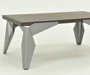 Ross Lovegrove Rectangular Table Regarding Brown Wood And Steel Plate Coffee Tables (View 11 of 15)