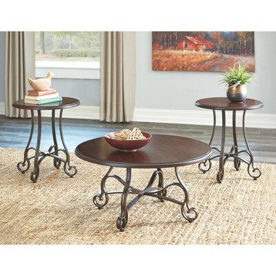 Round Coffee Table Sets You'Ll Love In 2020 | Wayfair Throughout 2 Piece Round Coffee Tables Set (View 1 of 15)