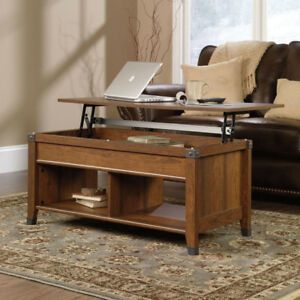 Rustic Coffee Table Lift Top Workspace Laptop Desk Storage Pertaining To Espresso Wood Storage Coffee Tables (View 12 of 15)