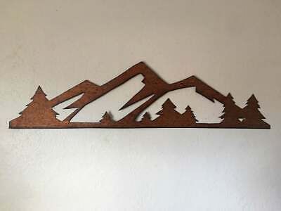 Rustic Decor Metal Wall Art Rocky Mountain National Park Regarding Mountain Wall Art (View 13 of 15)