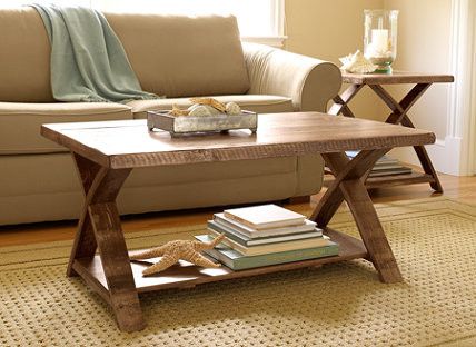 Rustic Wooden Coffee Table – Traditional – Coffee Tables Inside Smoke Gray Wood Square Coffee Tables (View 2 of 15)