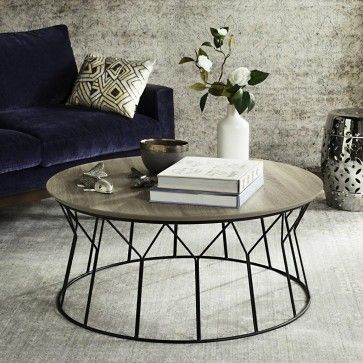 Safavieh Deion Retro Mid Century Wood Coffee Table | Mid With Oval Aged Black Iron Coffee Tables (View 11 of 15)
