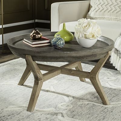 Safavieh Vnn1013A Wynn Coffee Table | Round Coffee Table With Regard To Mirrored Modern Coffee Tables (View 1 of 15)