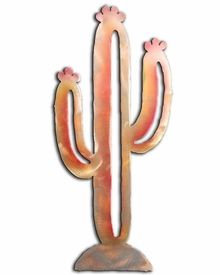 Saguaro Cactus Sunset Swirl Metal Wall Art – Southwest Within Swirl Wall Art (View 15 of 15)