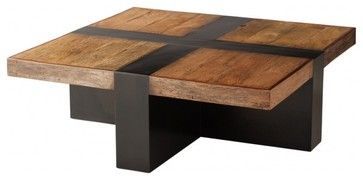 Santos Square Coffee Table Rustic Coffee Tables | Coffee Regarding 1 Shelf Square Coffee Tables (View 12 of 15)