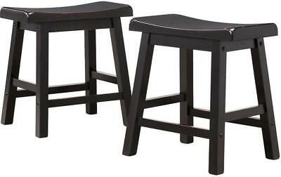 Set Of 2 New Black Stools For Arcade Cocktail Table 18" | Ebay In Natural And Black Cocktail Tables (View 9 of 15)